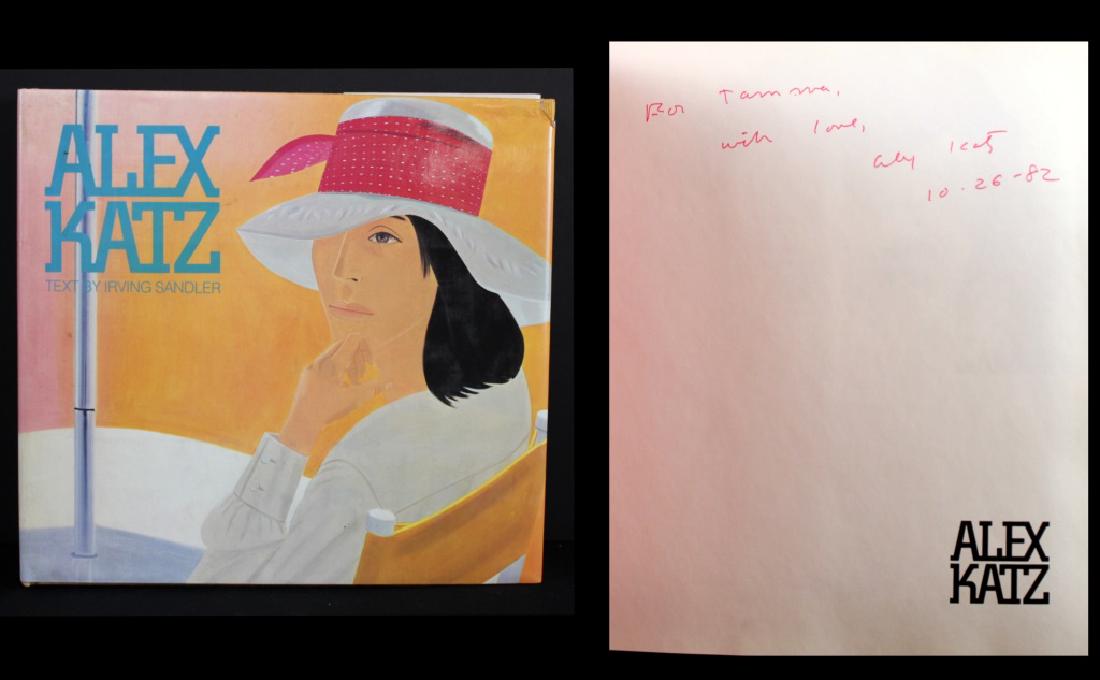 Alex Katz Signed and Inscribed Book 1982 (1 of 3)