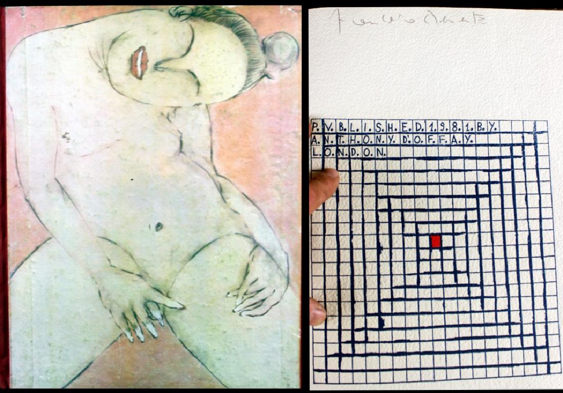 Francesco Clemente Hand made Book Signed 1981 (1 of 5)