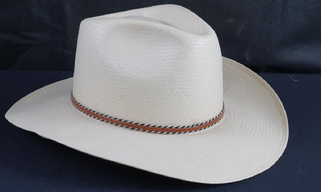 Stetson Genuine Hand Woven Formosan Hat: New without tags. Stetson 61, size 7 5/8. Mint condition.