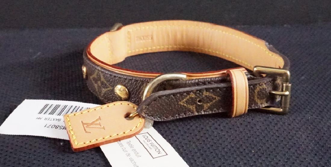 Louis Vuitton Dog Collar and Leash Set