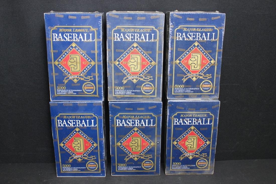 6 DONRUSS Baseball Cards Sets (1 of 2)