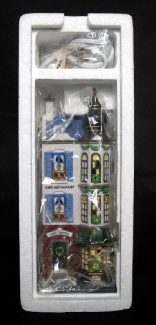 Dept. 56 X-Mas in the City - Cafe Caprice French: Cafe Caprice French Restaurant. Goldfinch Auctions can ship this lot in-house.