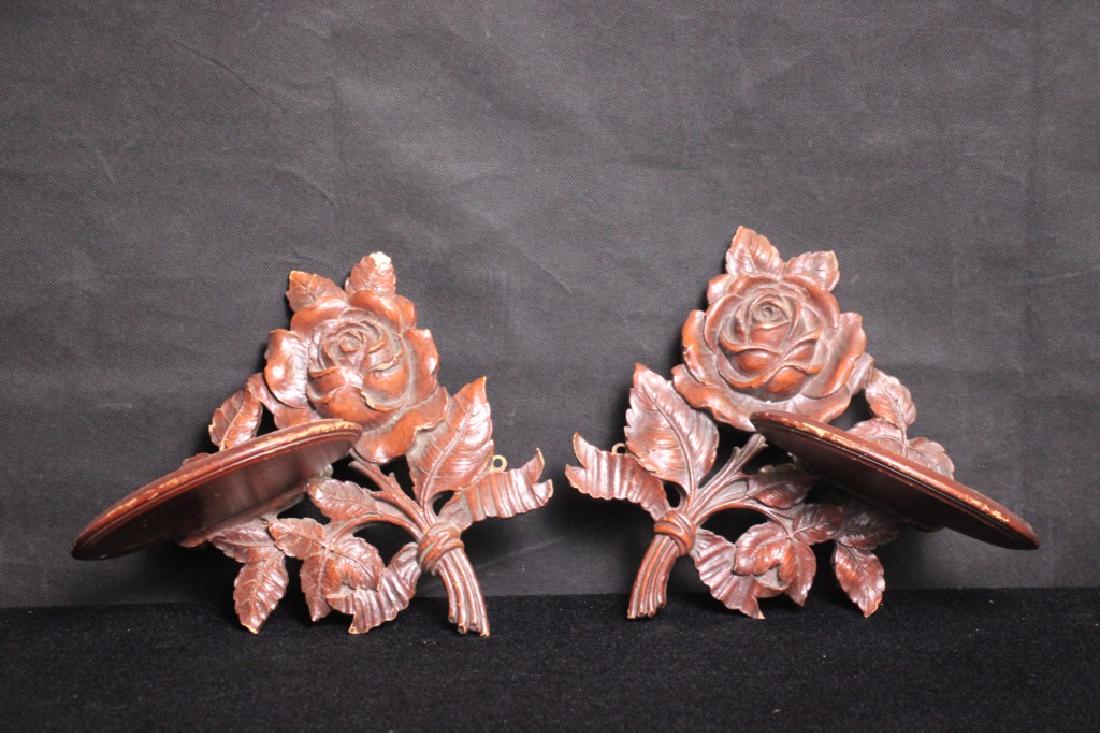 Syroc Wood Decorative Wall Shelves (1 of 3)