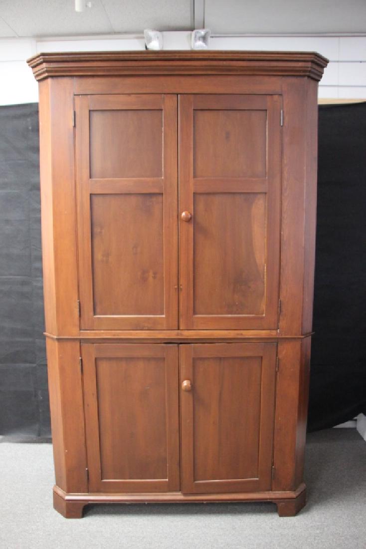 19th C. Corner Cabinet (1 of 5)