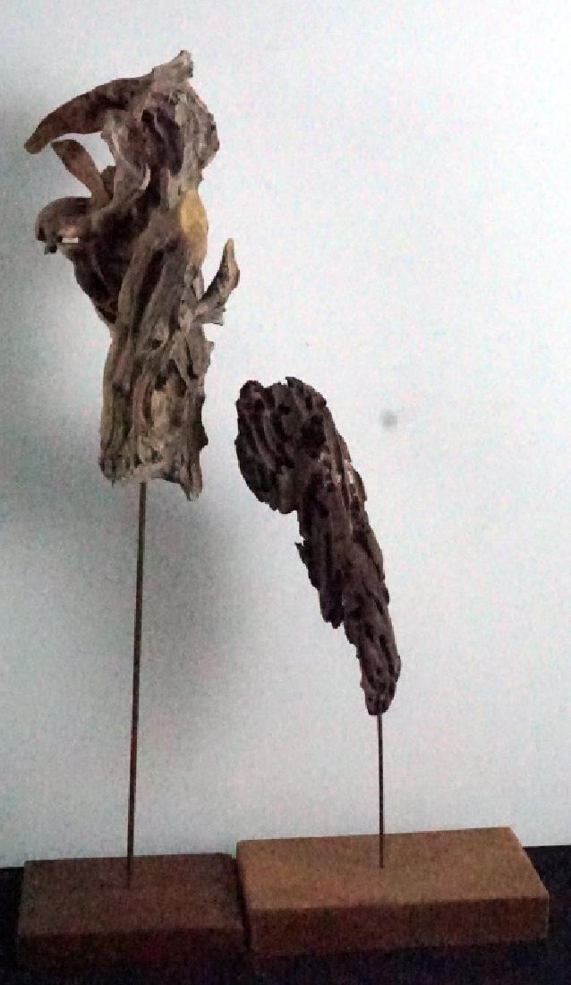 Bryan Hunt Drift Wood Sculpture (b.1947) (2 Pcs.) (1 of 7)