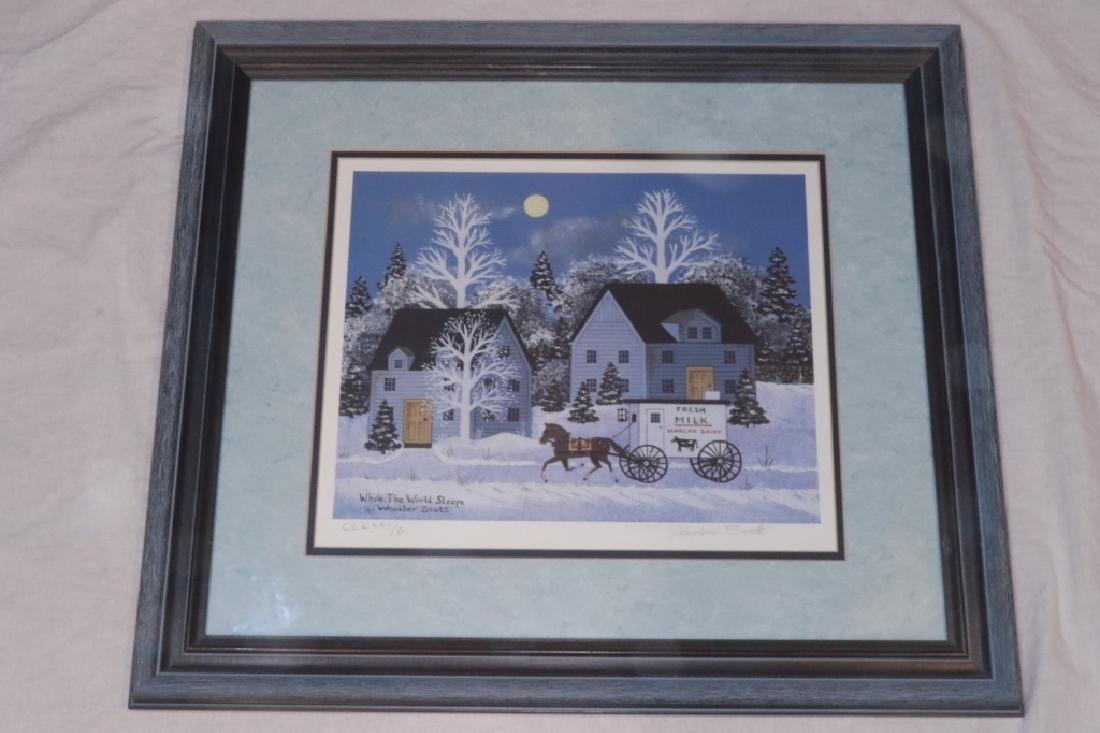 Jane Wooster Scott Signed and Numbered Print: "While the World Sleeps". 23w x 21h inches. #JaneWoosterScottArt