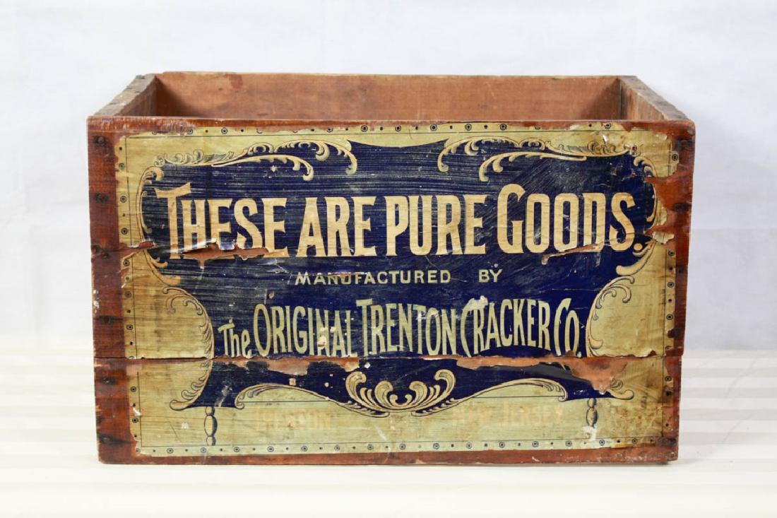 Trenton Cracker Co. Wood Crate