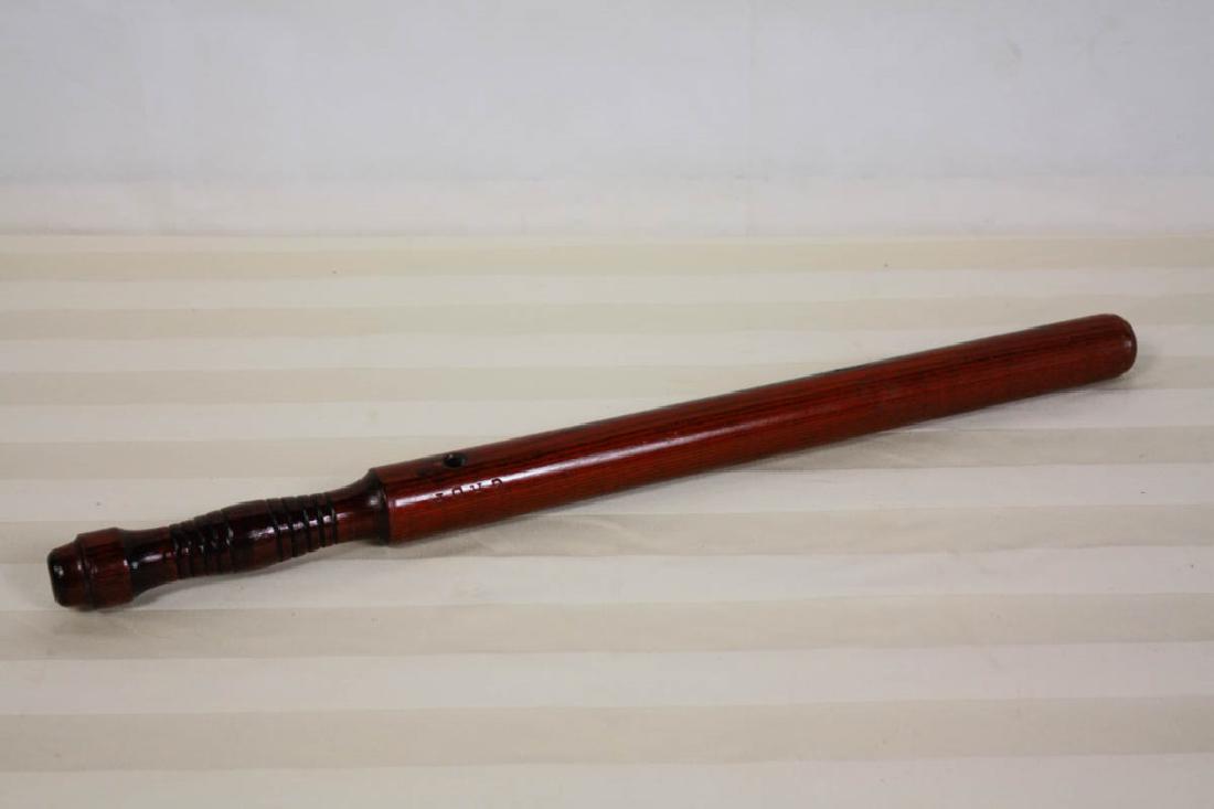Police Billy Club Night Stick Antique Wood