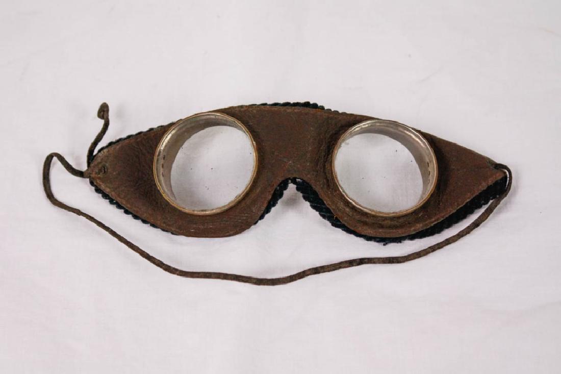 Pilot's Goggles: 8 inches long. #Pilot #Goggles