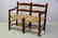 Rare 19th C. 2-Seat Child's Chair Buggy Bench