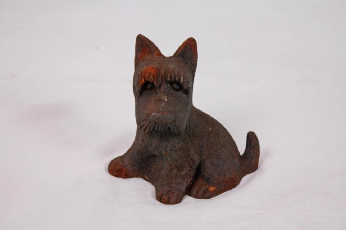 Cast Iron Scottie Door Stop: 5h inches. #CastIron #ScottieDog