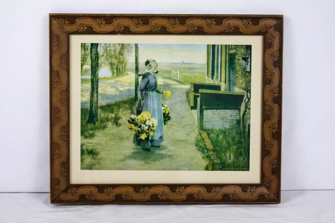 Jorden Marsh, Holland Morn Framed Print: Columbian Colortype Co., Chicago. 13.25h x 16.25w inches. #JordenMarsh #HollandMorn
