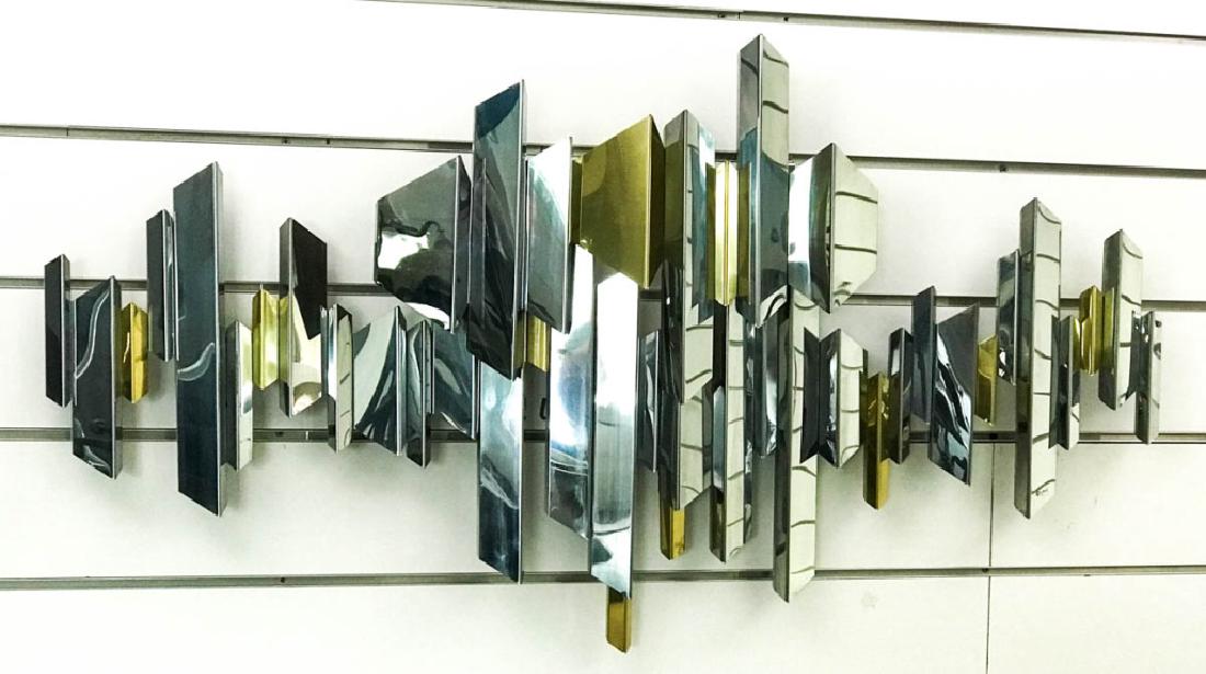 Curtis Jeré, Modern Wall Sculpture: Signed C. Jeré 1979. Handmade. 25h x 48w inches. #CurtisJere #CJere #ModernSculpture