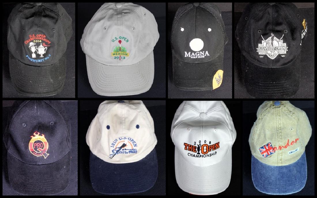 U.S. Open Golf Caps, Collection of Tim Hunt (8): From the collection of Tim Hunt & Tama Janowitz. #TimHunt #TamaJanowitz #USOpen