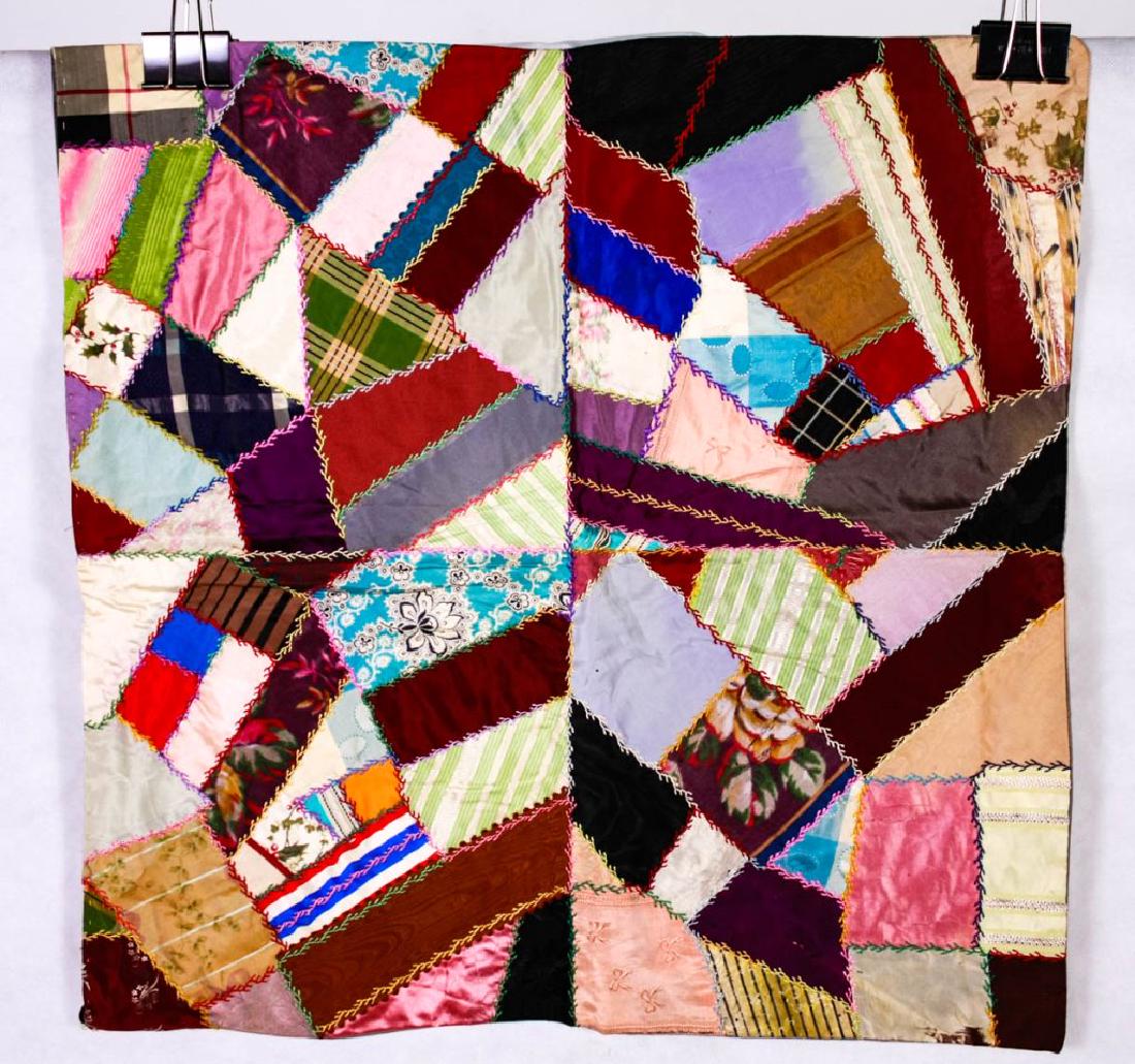 Crazy Quilted Pillow Case (1 of 6)