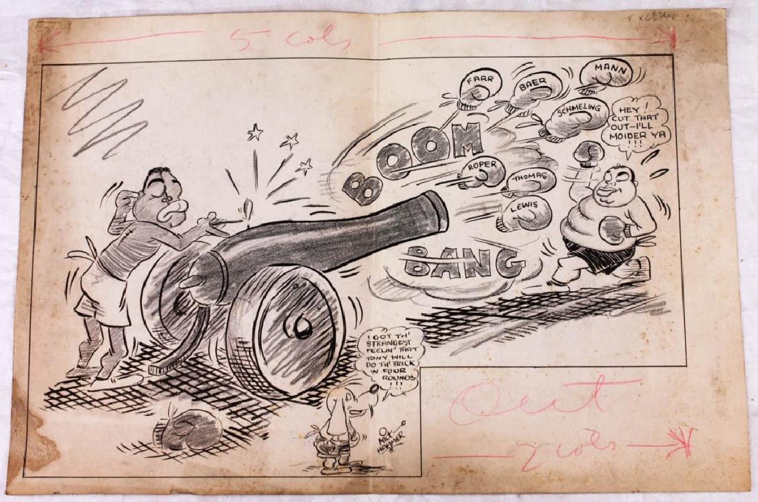 Joe Louis vs Two Ton Tony 1939 by Milt Hammer (1 of 5)