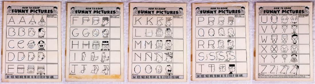 How to Draw Funny Pictures Alphabet by Milt Hammer (1 of 9)