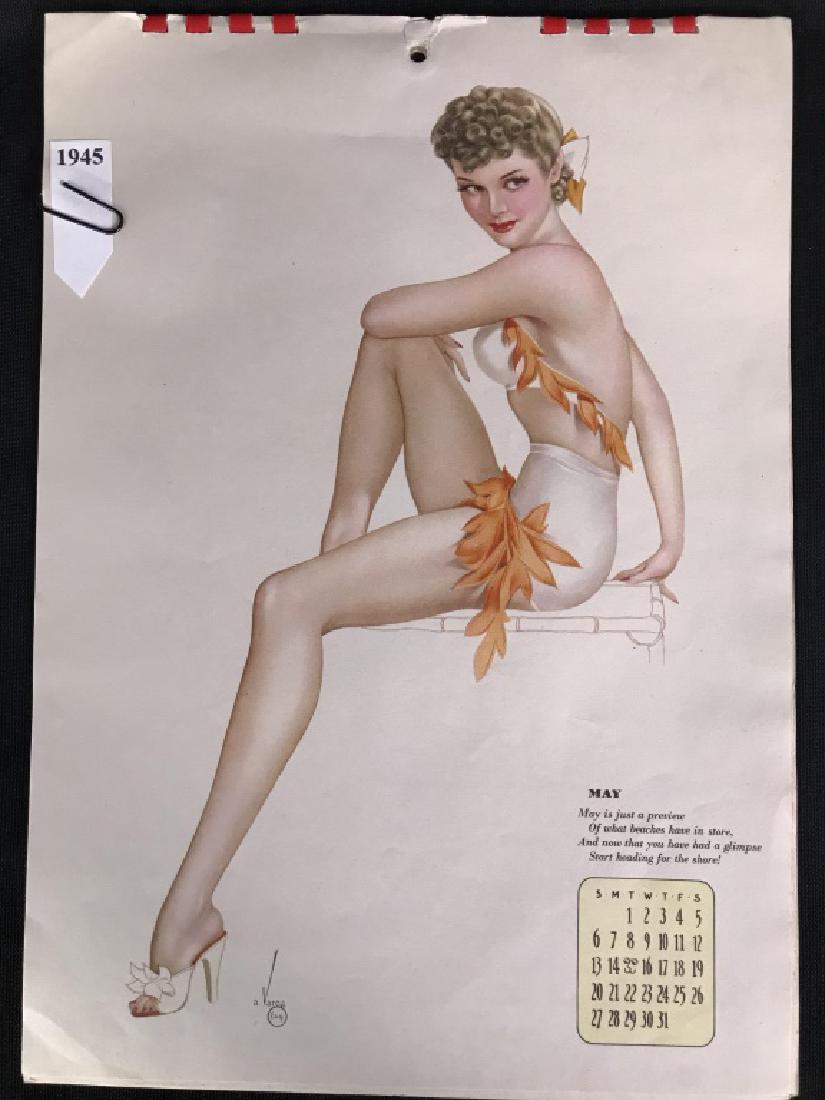 Varga 1945 Pin-Up Girl Calendar (9) US Navy WWII (1 of 9)