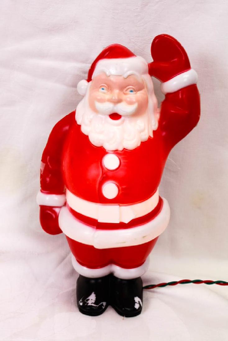 Vintage Wall Mount Light Up Santa (1 of 4)