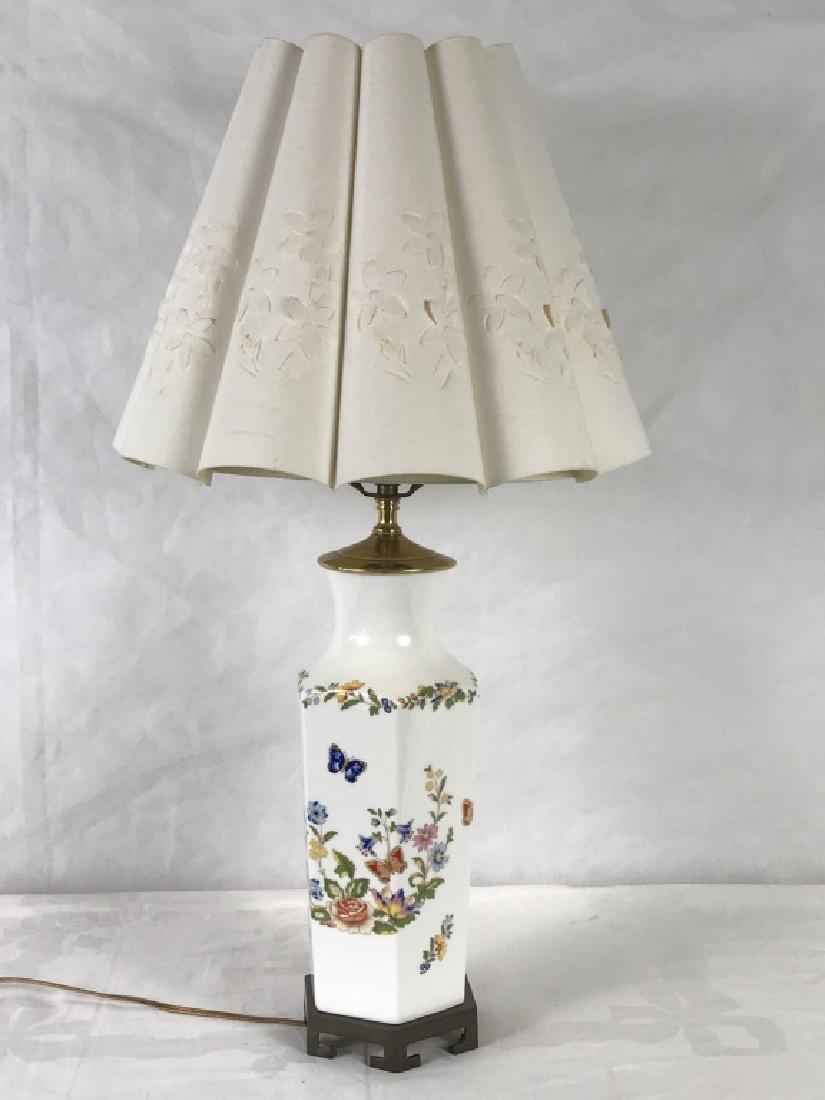 Aynsley Table Lamp Flowers & Butterflies (1 of 5)