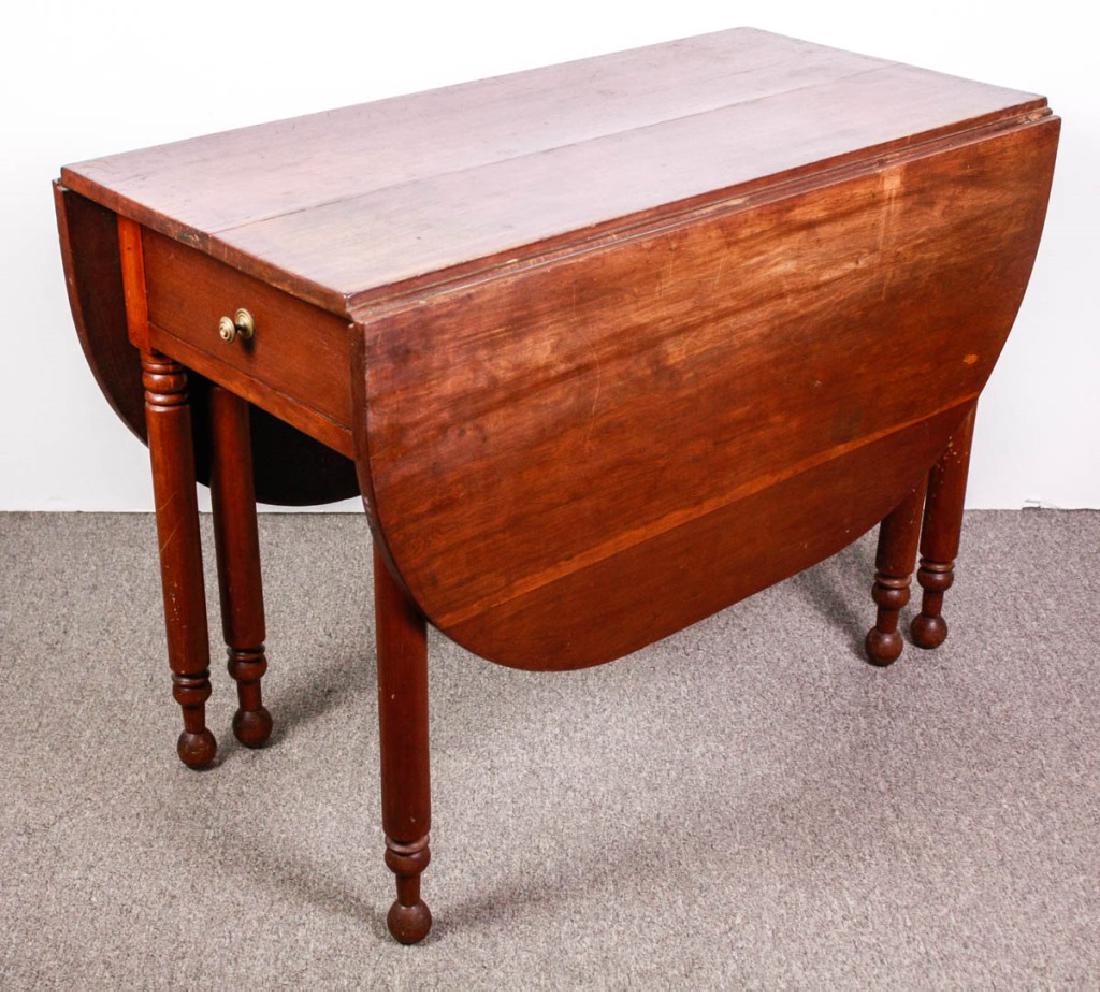 Drop Leaf Table With One Drawer (1 of 6)