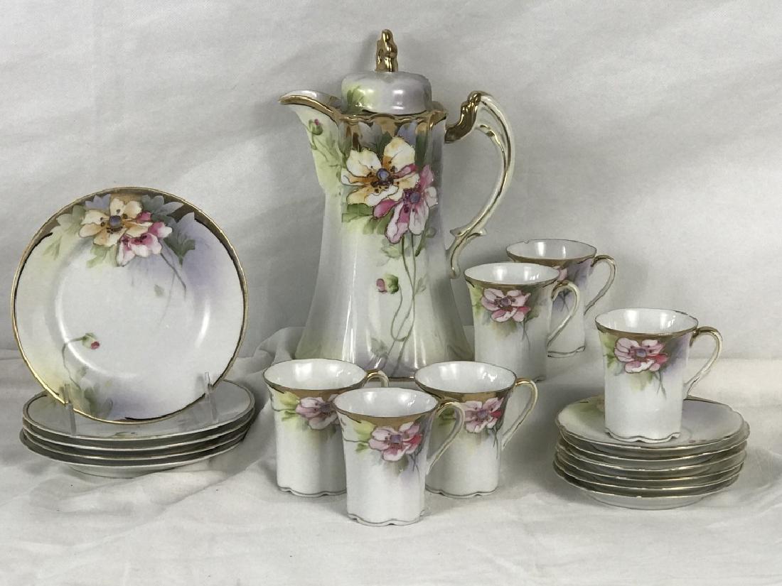 Nippon Hand Painted Chocolate Set (1 of 6)