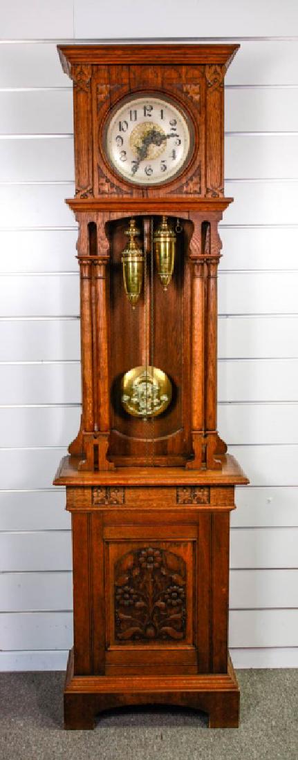 Art Nouveau Grandfather Clock (1 of 13)