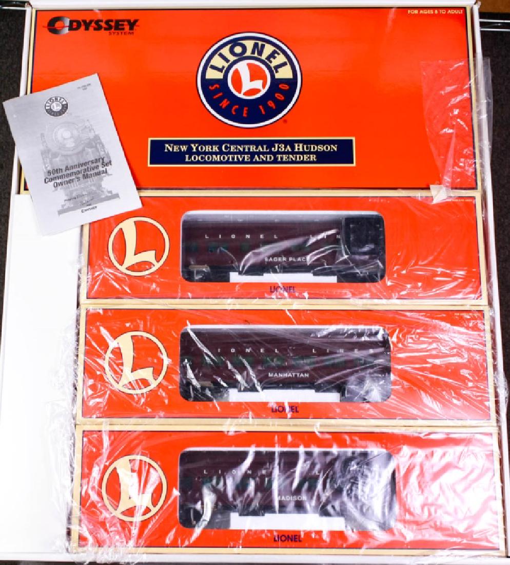 Lionel 50th Anniversary Commemorative Set 31705: 6-31705, 2002. Odyssey system New York Central J3A Hudson Locomotive and Tender. Mint in box. #Lionel