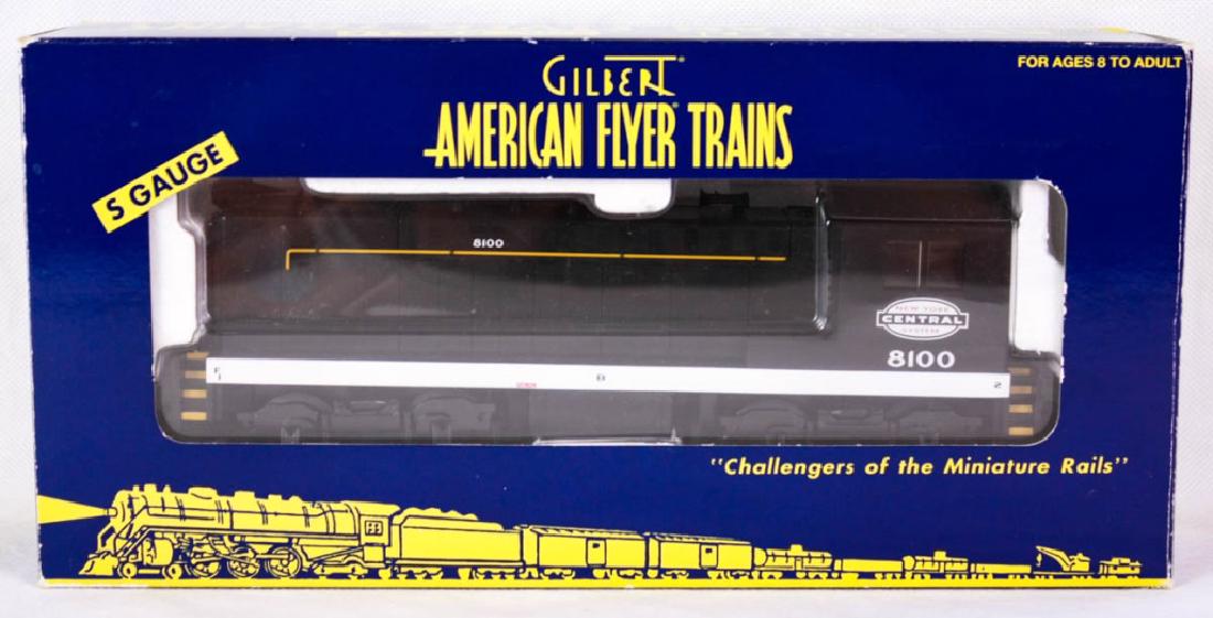 Gilbert American NY Central Baldwin Switcher 48043: S Gauge. 6-48043, 2003. Maintenance-free can motor, traction tires, die-cast metal trucks, directional lighting. Mint in box. #Gilbert #AmericanFlyer #Lionel
