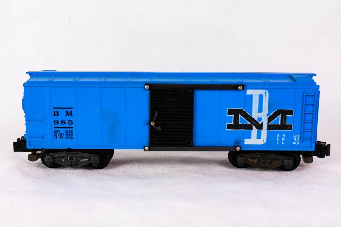 American Flyer B&M 985 Box Car: Marked American Flyer mfg by The AC Gilbert Co. #ACGilbert #AmericanFlyer