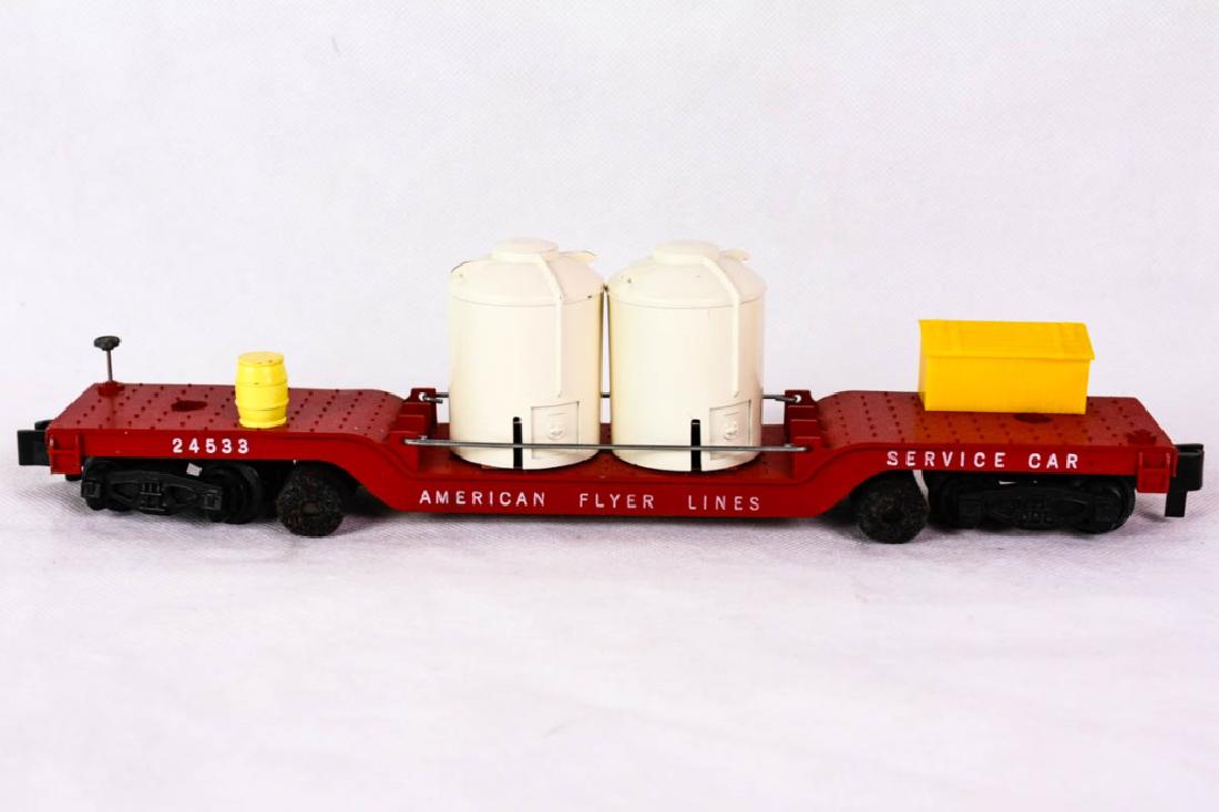 Am. Flyer Service Cleaning Car 24533: Pike Master. Erie. Marked American Flyer mfg by The AC Gilbert Co. #ACGilbert #AmericanFlyer