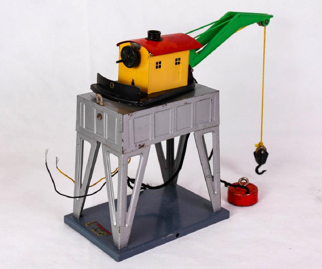 Vintage American Flyer 583 Electromagnetic Crane: Marked American Flyer mfg by The AC Gilbert Co. #ACGilbert #AmericanFlyer