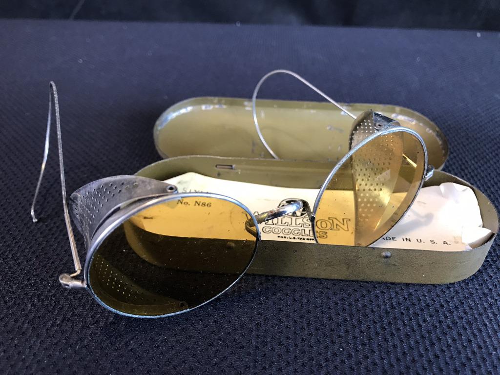 Amber Wilson Goggles: 5w inches.