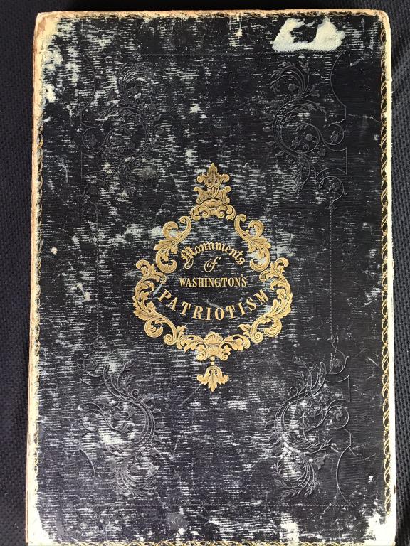 Moments of Washington's Patriotism, 1841: Washington, 1841. Fac-simile of his public accounts kept during the Revolutionary War. 3rd. Ed. Extensive foxing throughout.
