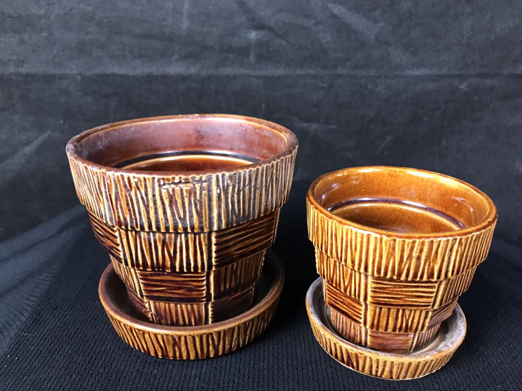 McCoy Flower Pots (1 of 2)