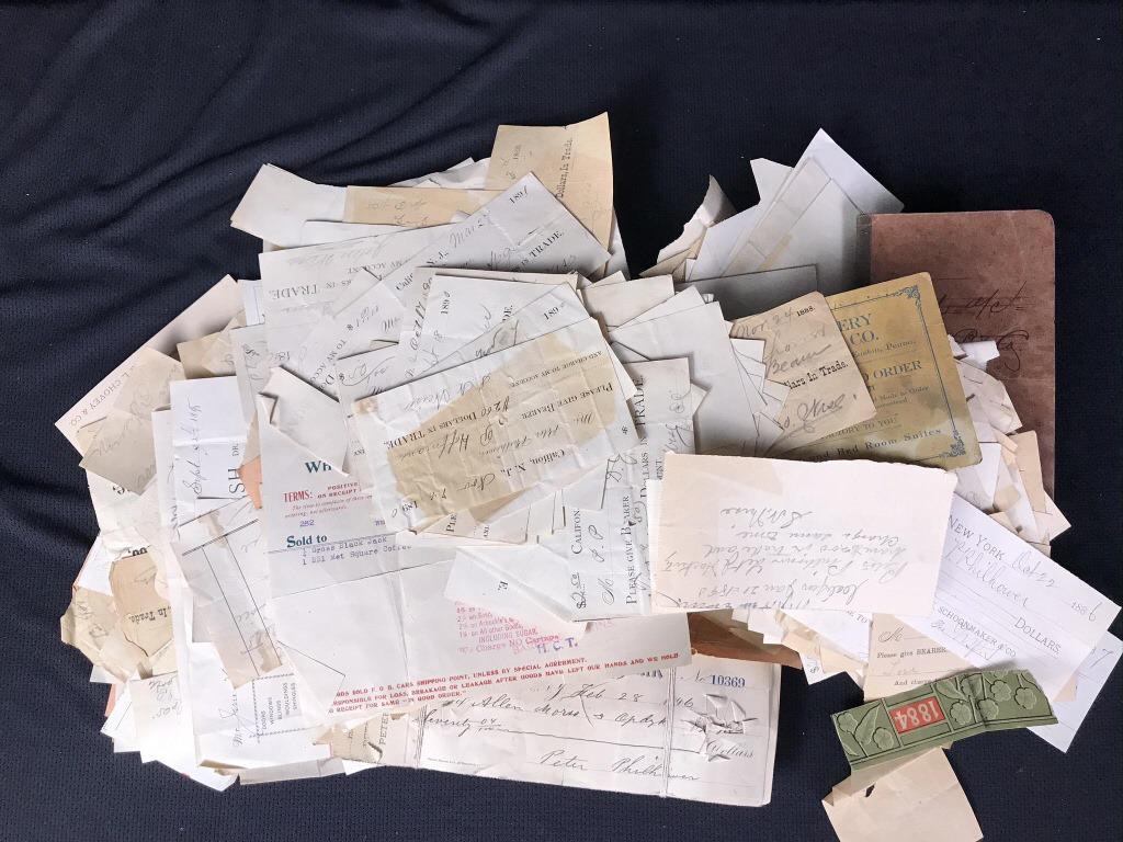 Store Receipts & Cancelled Checks (1 of 4)