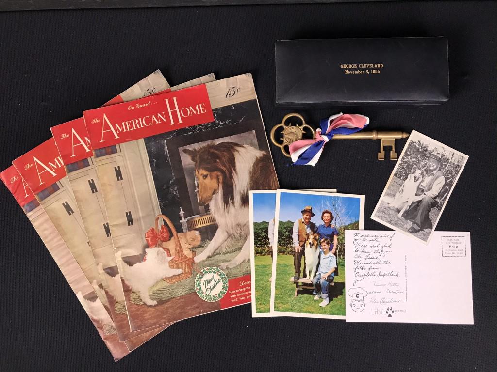 Lassie TV Show Actor George Cleveland Memorabilia (1 of 2)