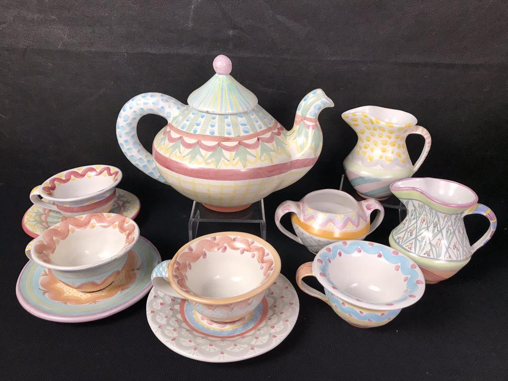 MacKenzie Childs Tea Set (1 of 3)