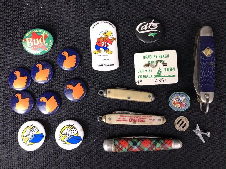 Badge, Buttons & Small Pocket Knives (1 of 4)