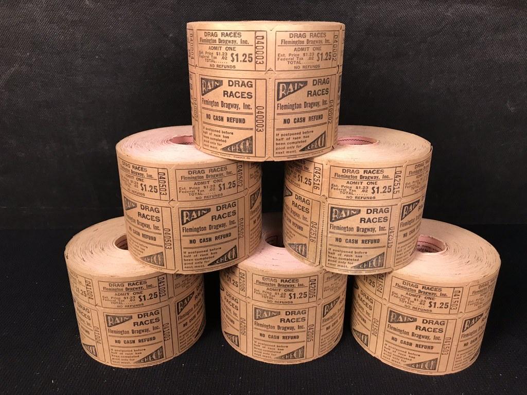 Flemington (NJ) Dragway - Drag Race Tickets (1 of 2)