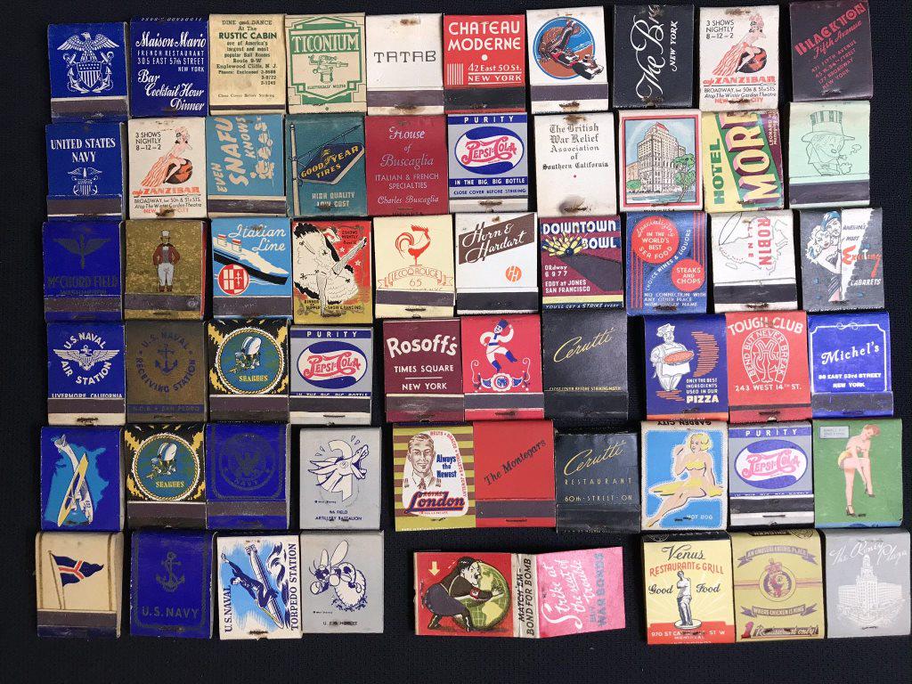 Collection of Matchbooks (65) Vintage (1 of 7)