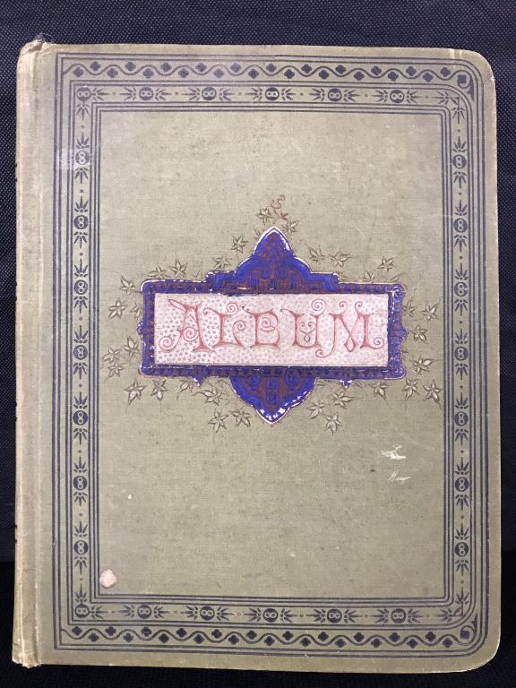 1884 Scrap Book - Cards, Postcards, etc. (1 of 8)