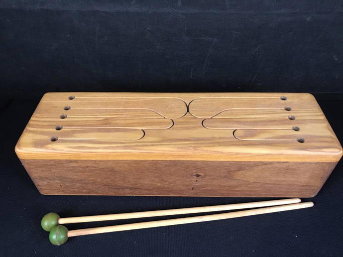 8 Note Slit Tongue Wooden Percussion Box Drum