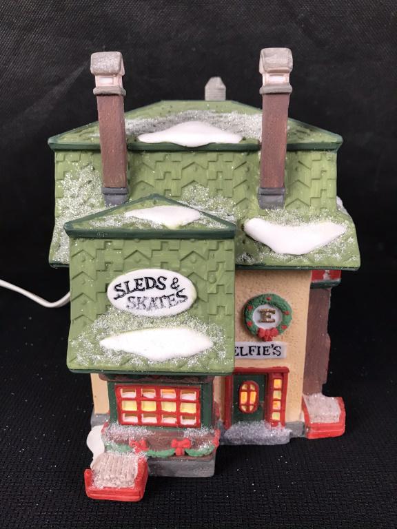 Elfie's Sleds and Skates, North Pole Series: #56251 in box.