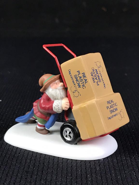 Delivering Real Plastic Snow, North Pole Series: #56435 in box.