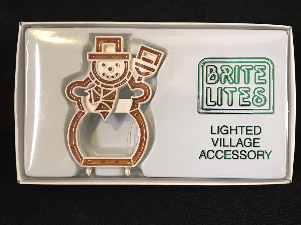 Snowman Lighted Accessory: In Package/Box.