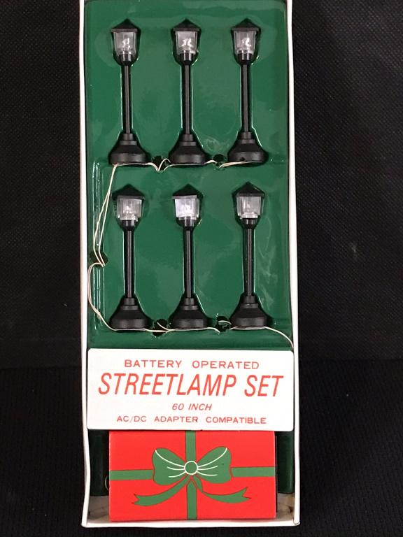 Street Lamp Set of 6, Village Accessory (1 of 2)