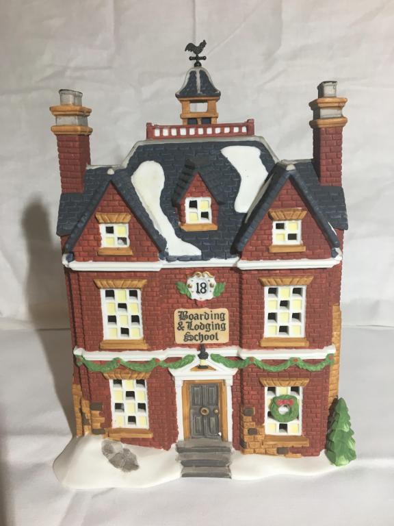 A Boarding & Lodging School, Dickens Village: Department 56 in Box 5810-6. This lot ships from Jacksonville, Florida.