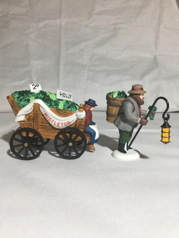 Chelsea Market Mistletoe Monger, Dickens Village (1 of 4)