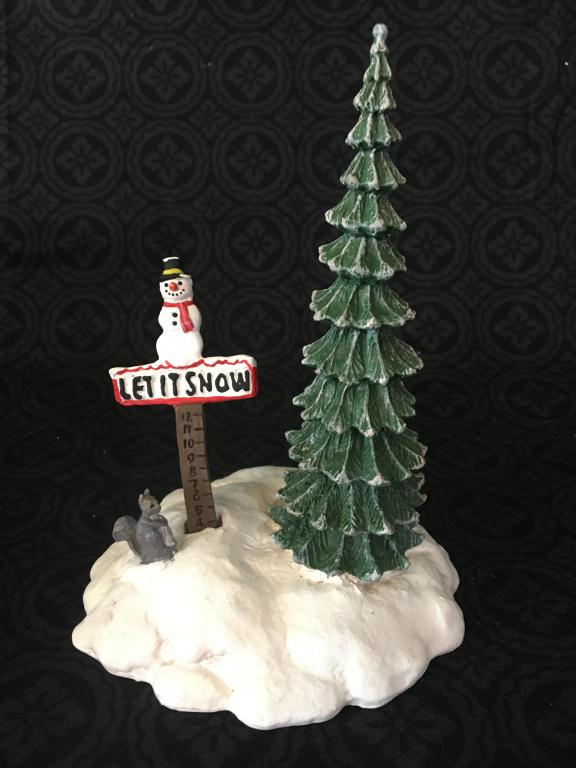 "Let It Snow" Snowman Sign, Heritage Collection (1 of 3)